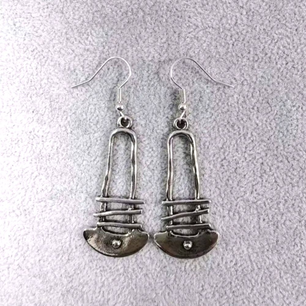 Boho Vintage Stairs Earrings